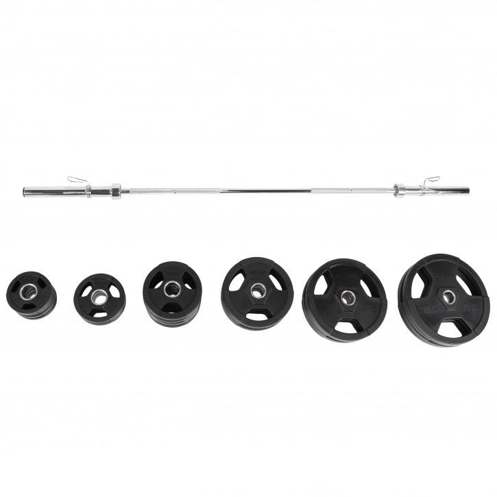 Olympia Langhantel Set Kunststoff Gripper 130 kg