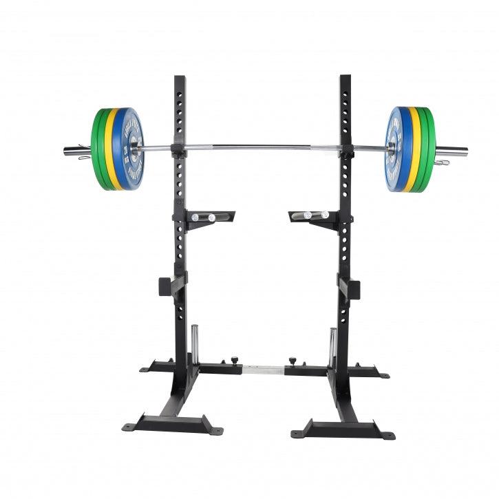 Squat Rack inkl. Olympia Langhantelset Profi 140 kg