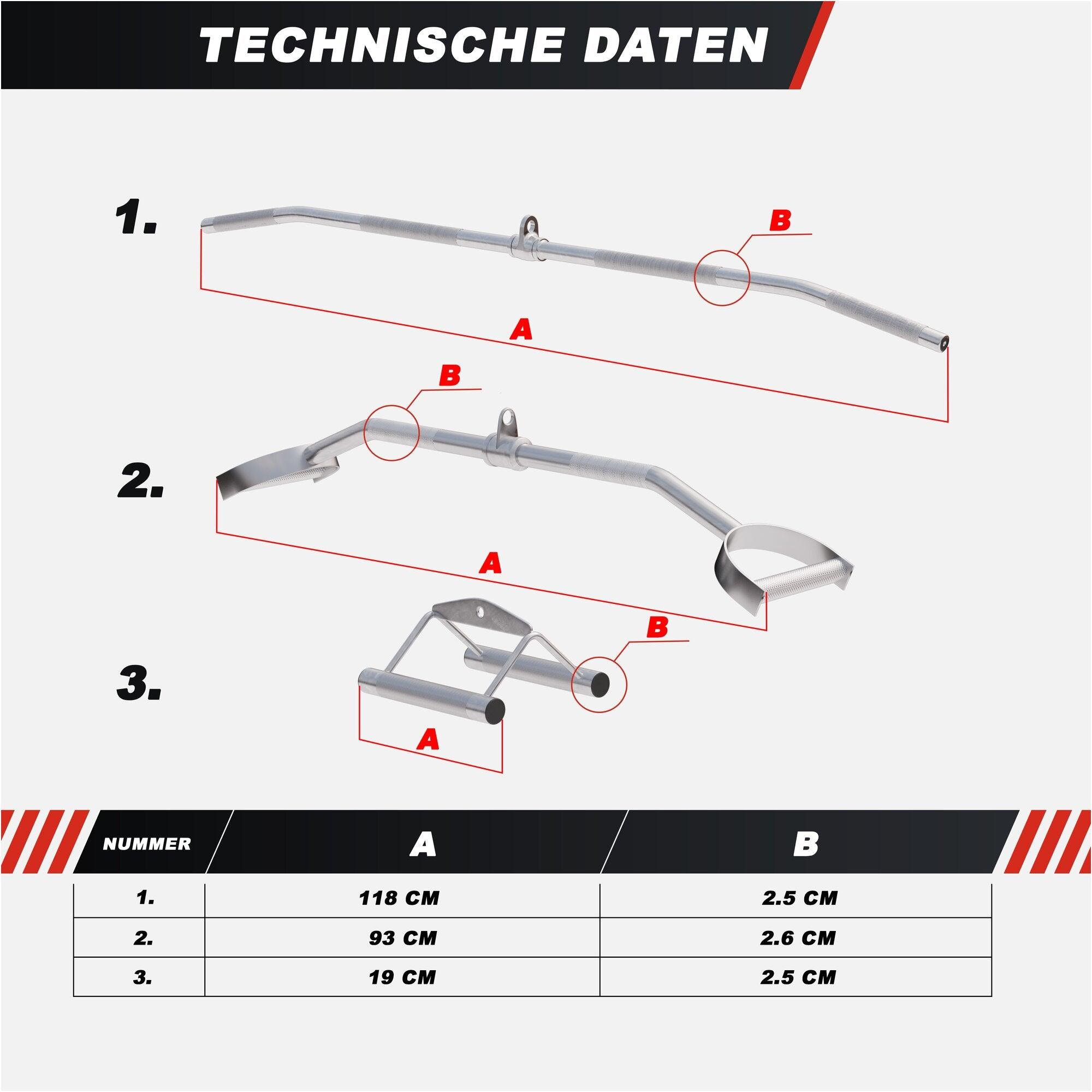 Rudergriff Set Chrom