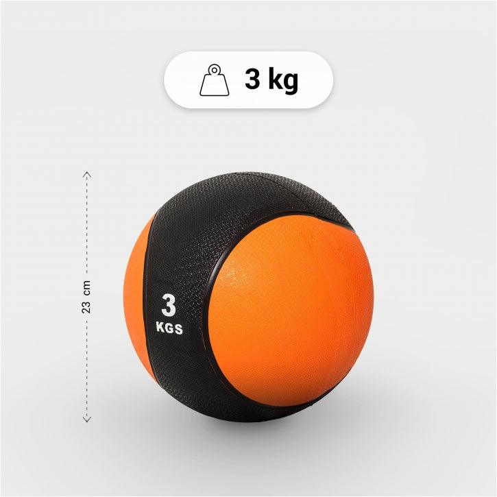 Medizinball aus Gummi 1 - 10 kg