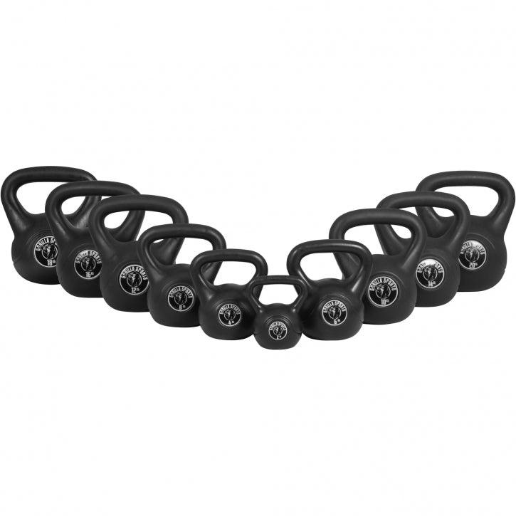 Kettlebell aus Kunststoff 2-20 KG