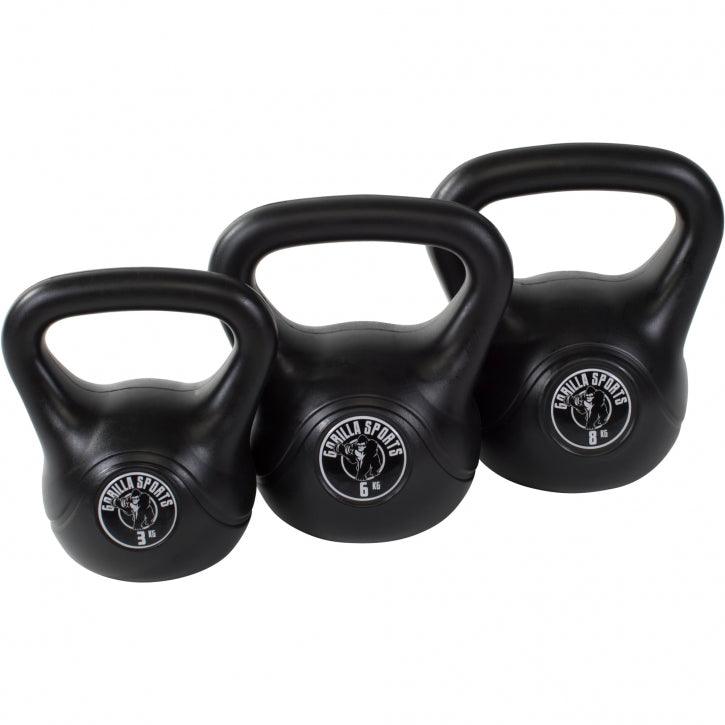 Kettlebell aus Kunststoff 2-20 KG