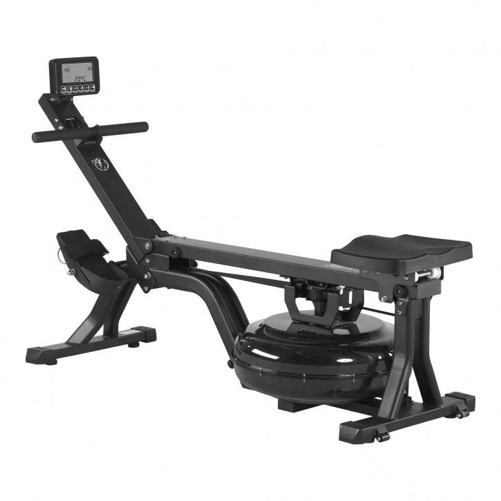 Wasserrudergerät mit Trainingscomputer Schwarz/Rot