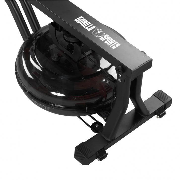 Wasserrudergerät mit Trainingscomputer Schwarz/Rot