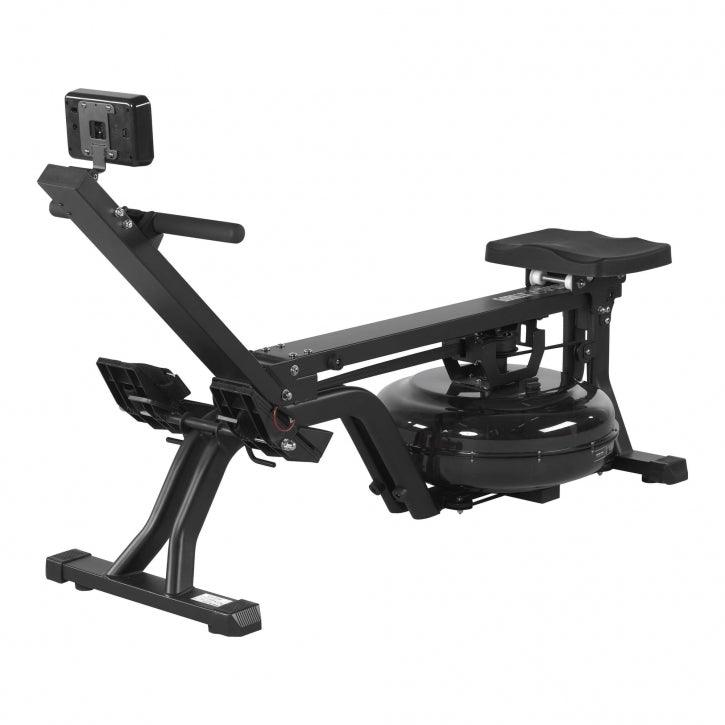 Wasserrudergerät mit Trainingscomputer Schwarz/Rot