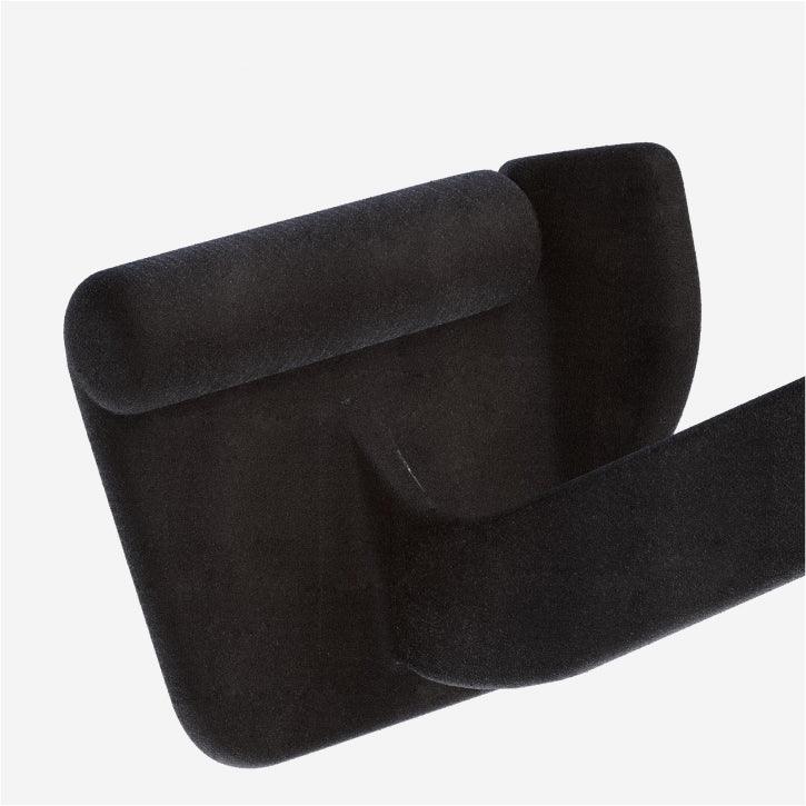 Latzug-/Rudergriff Gummi schwarz