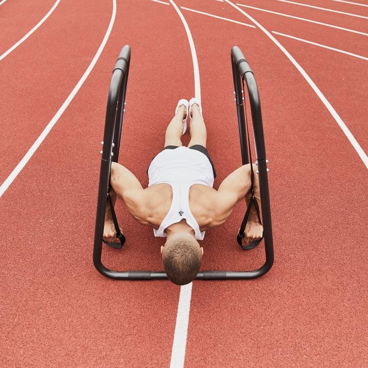 Push-up Stand Bar mit Griffen Schwarz