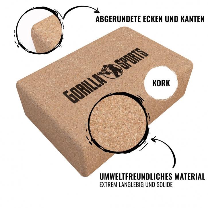 Yogablock Kork