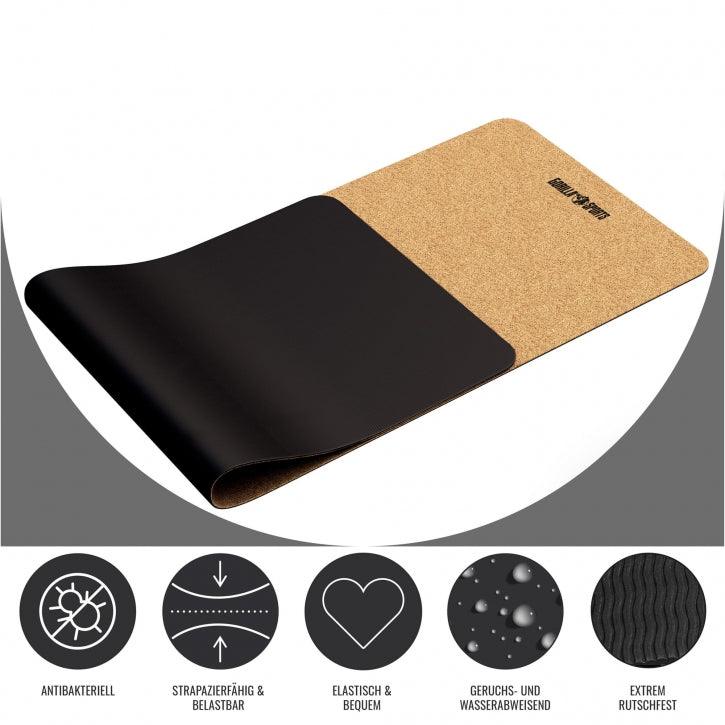 Yogamatte Kork 183 x 61 x 0,5 cm