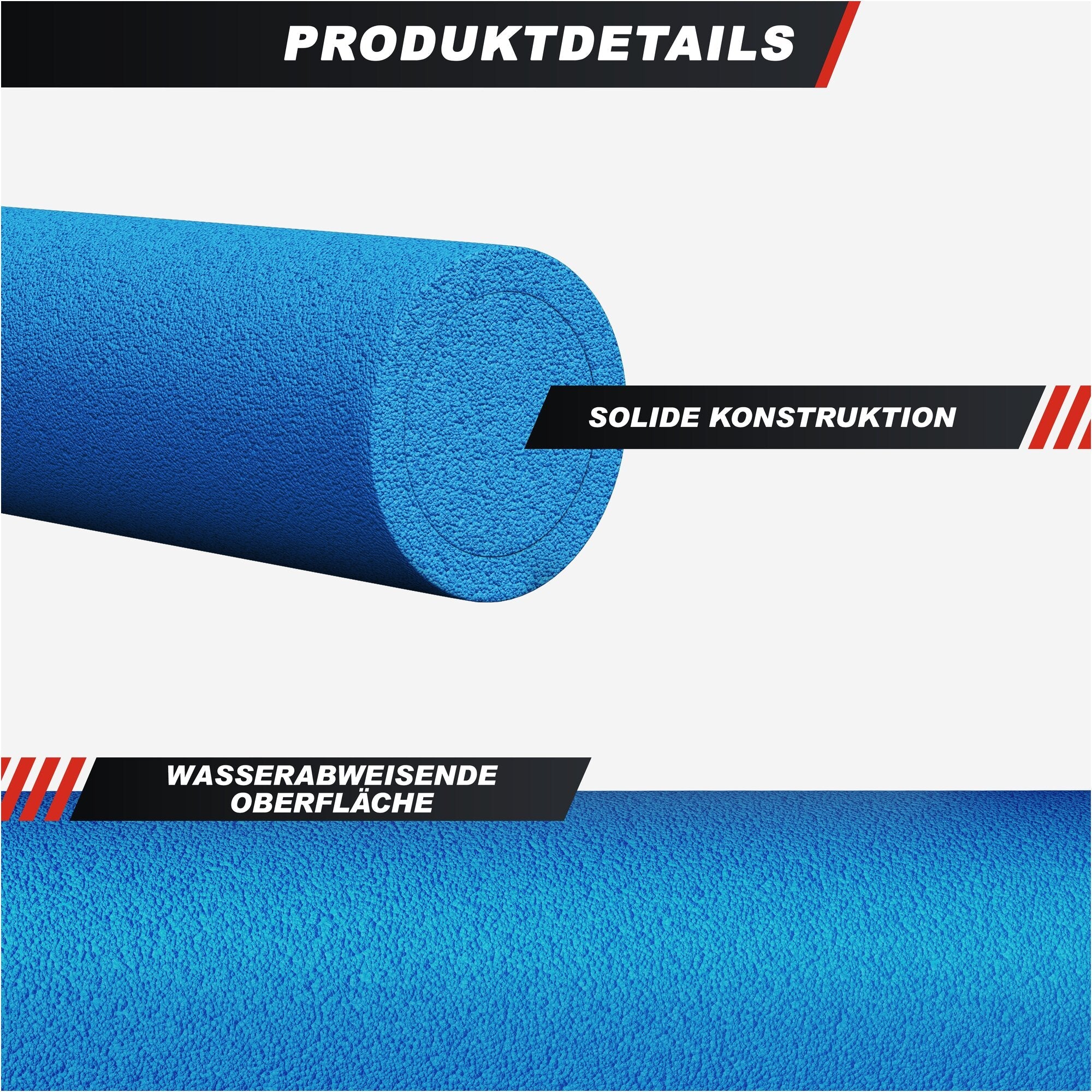 Pilatesrolle in verschiedenen Farben und Größen