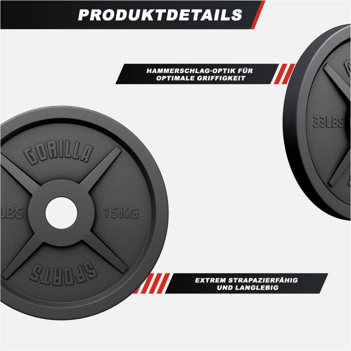 Hantelscheibe Olympia Gusseisen 50/51 mm