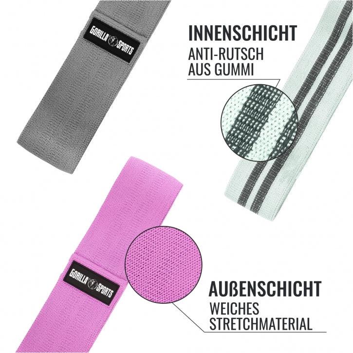 Hip Band 3er Set inkl. Tragebeutel