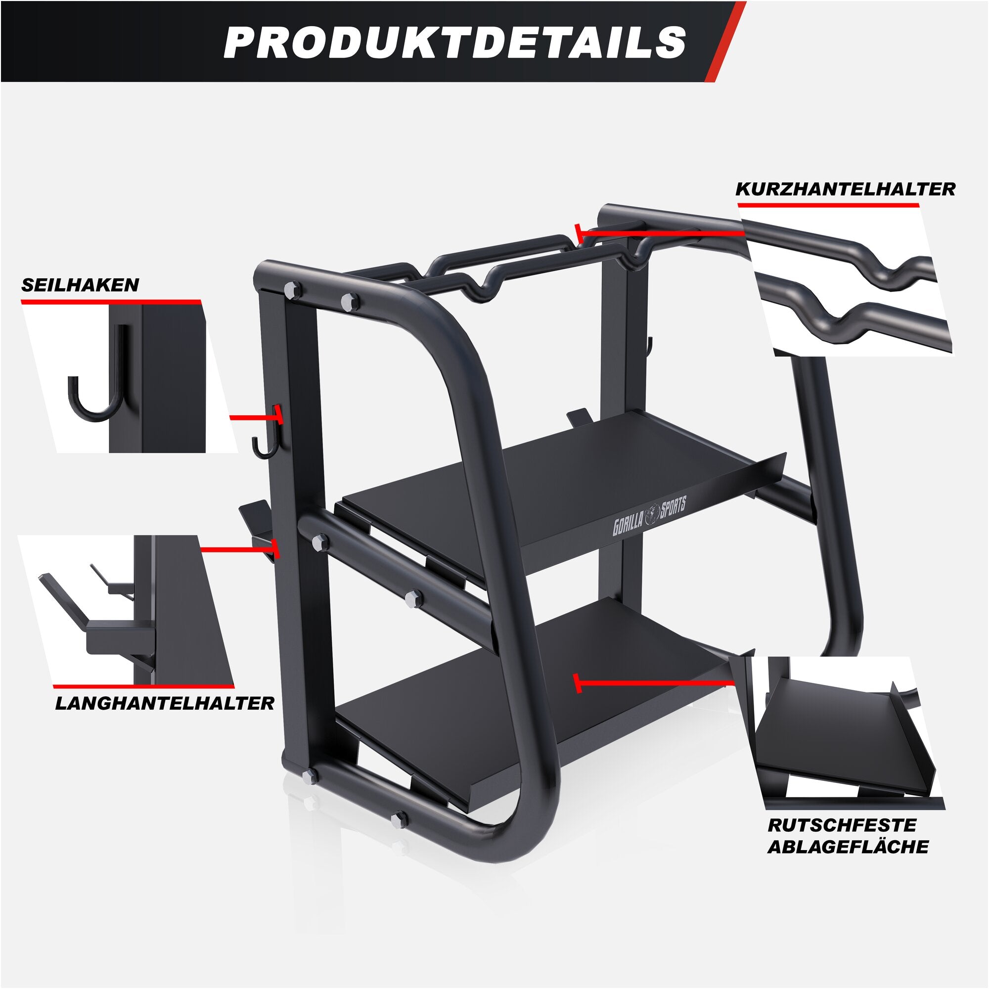 Hantelständer - Multifunktional