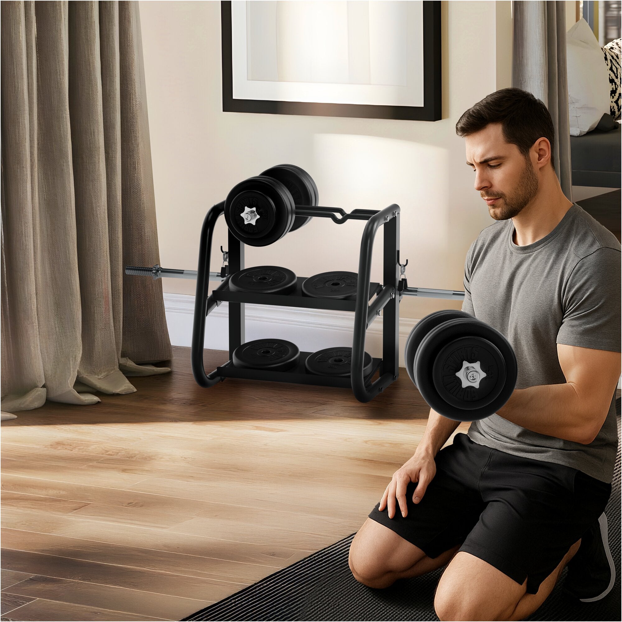 Hantelständer - Multifunktional