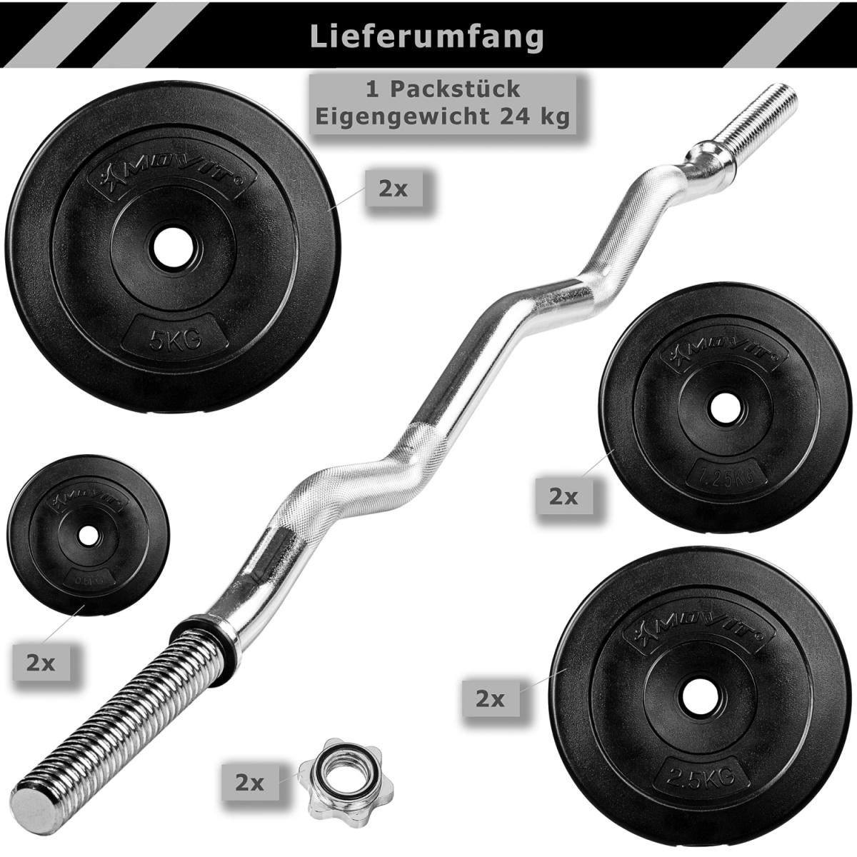 Hantelset 23.5 - 35 kg