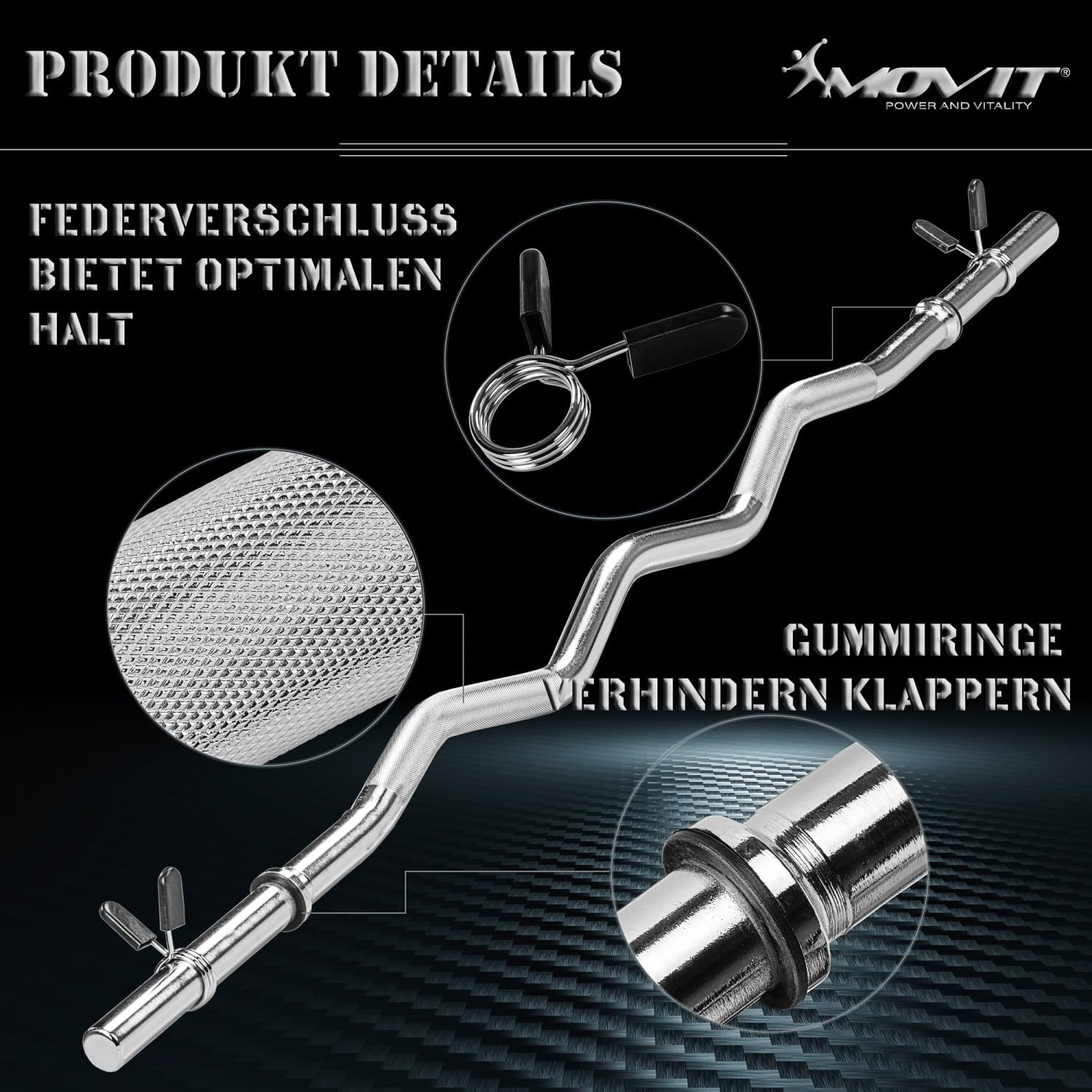 Sz Curlstange 130 cm