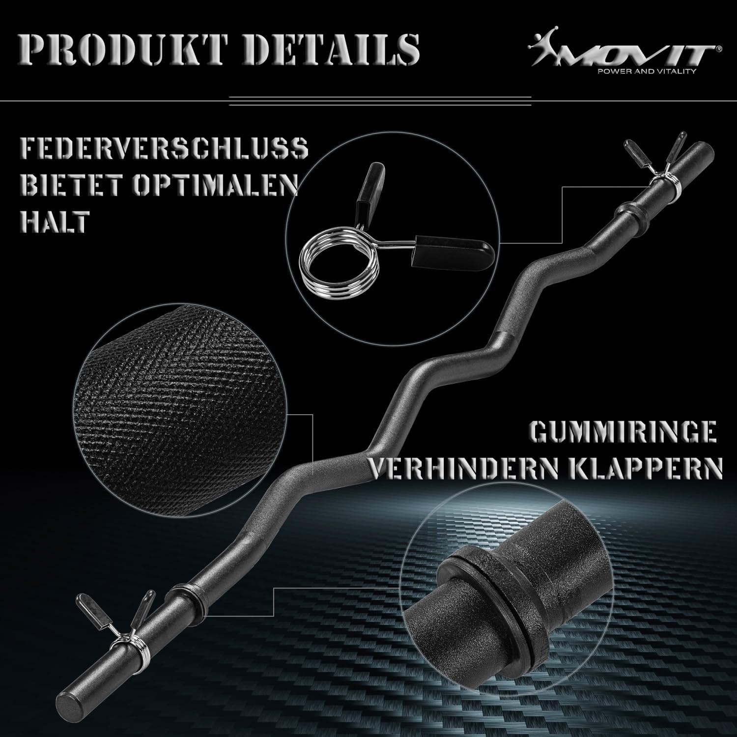 Sz Curlstange 130 cm