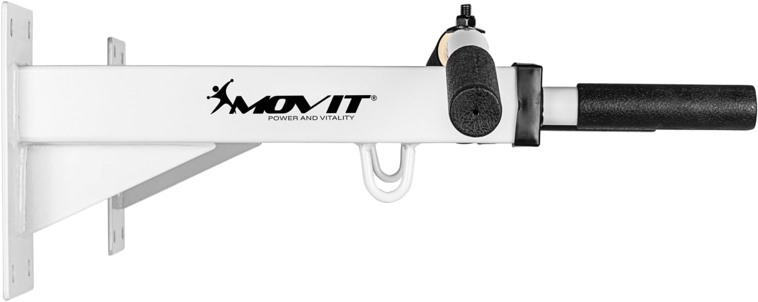 Klimmzugstange Wandmontage Schwarz/Weiss