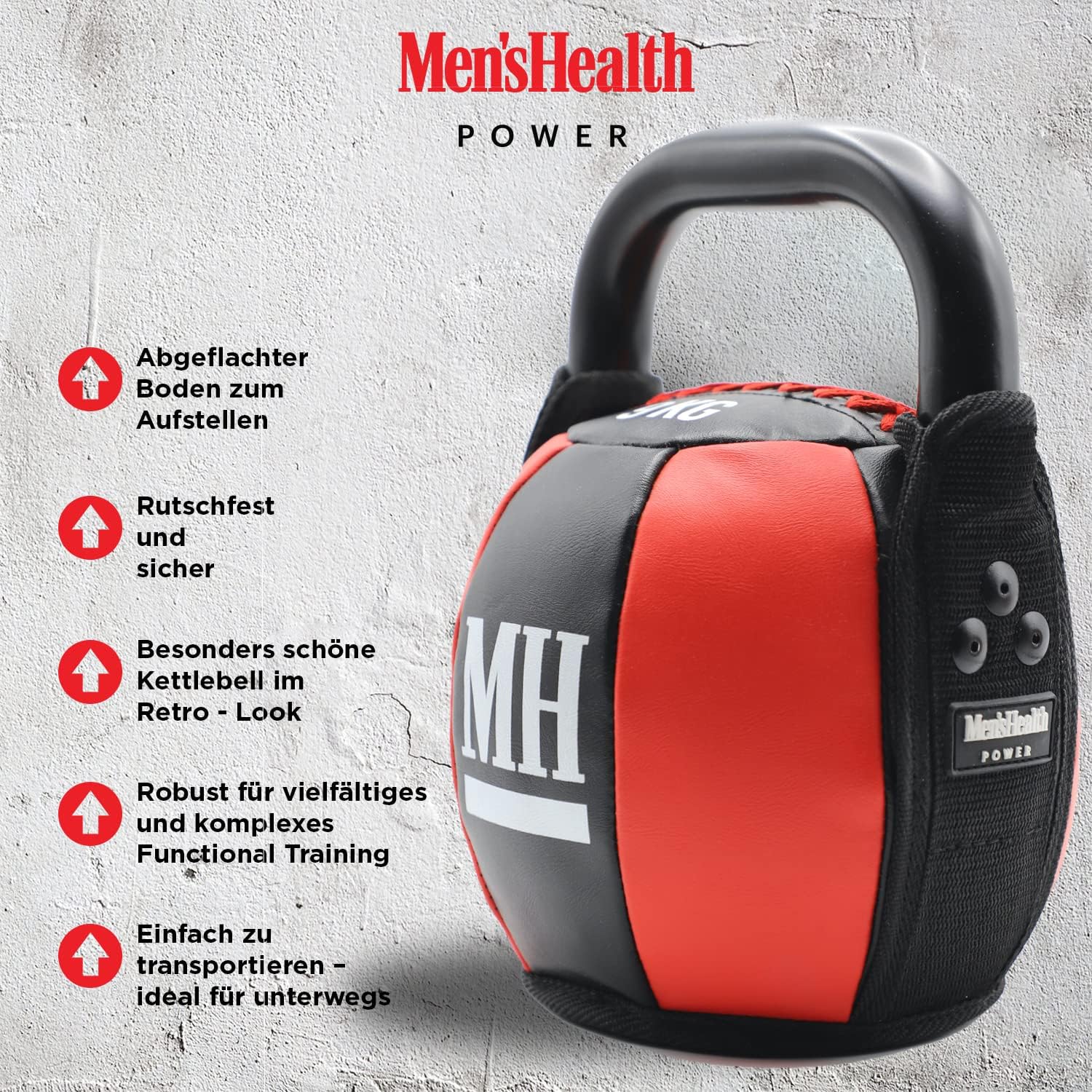 Soft Kettlebell mit Griff 6 - 12 kg