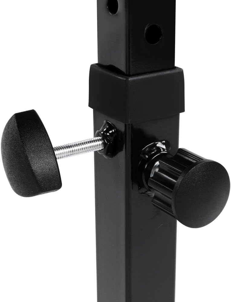 Flachbank Höhenverstellbar Schwarz