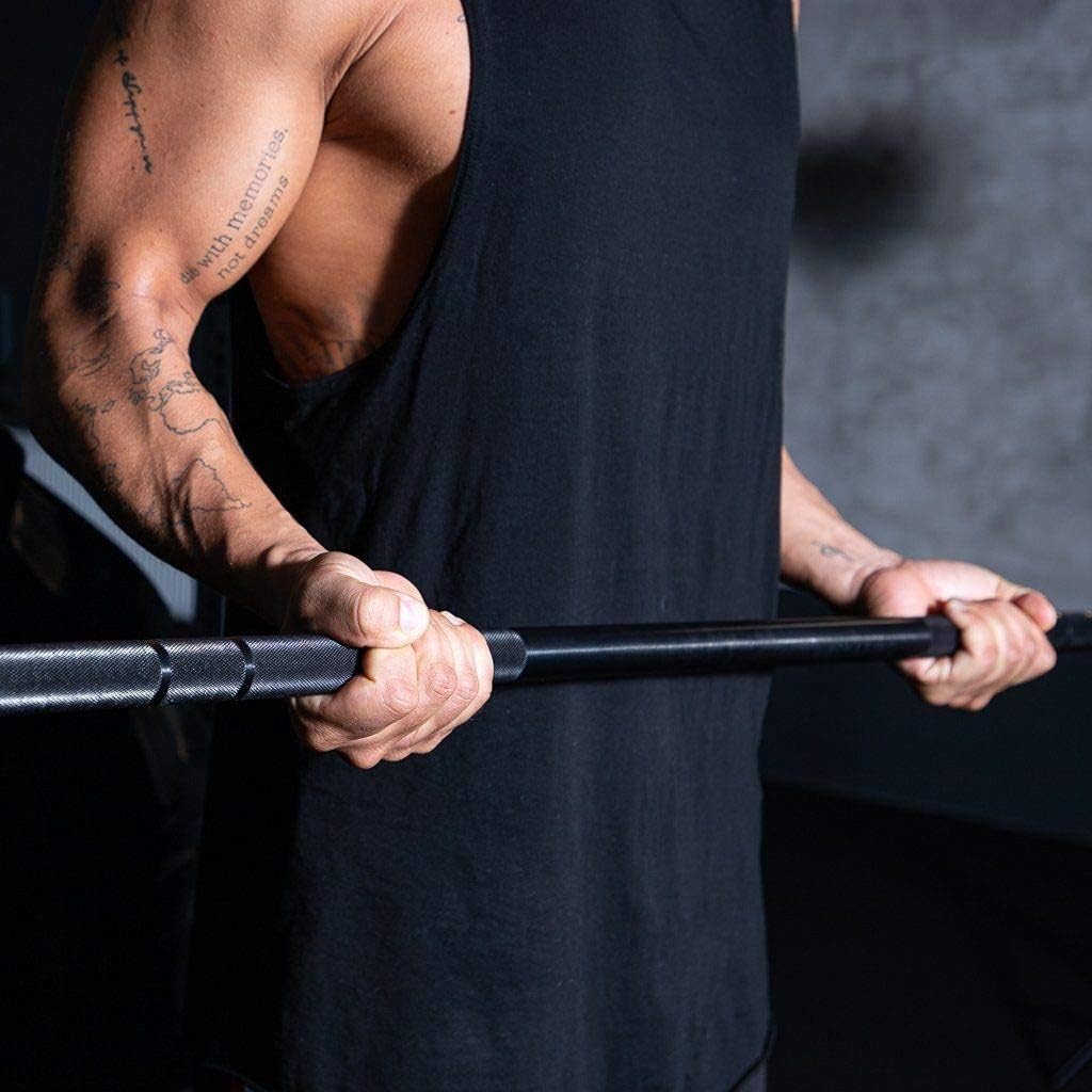 Olympia Langhantelstange 50/51 mm Schwarz