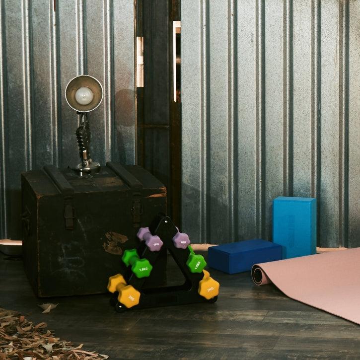 Gymnastikhantelbaum Schwarz