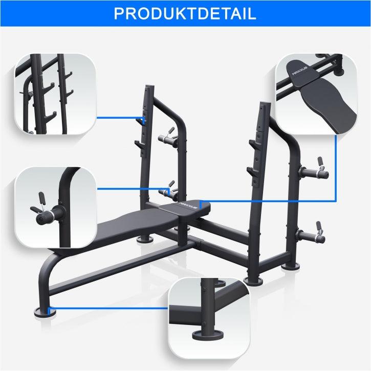 Drückerbank mit Ablage PRO Set