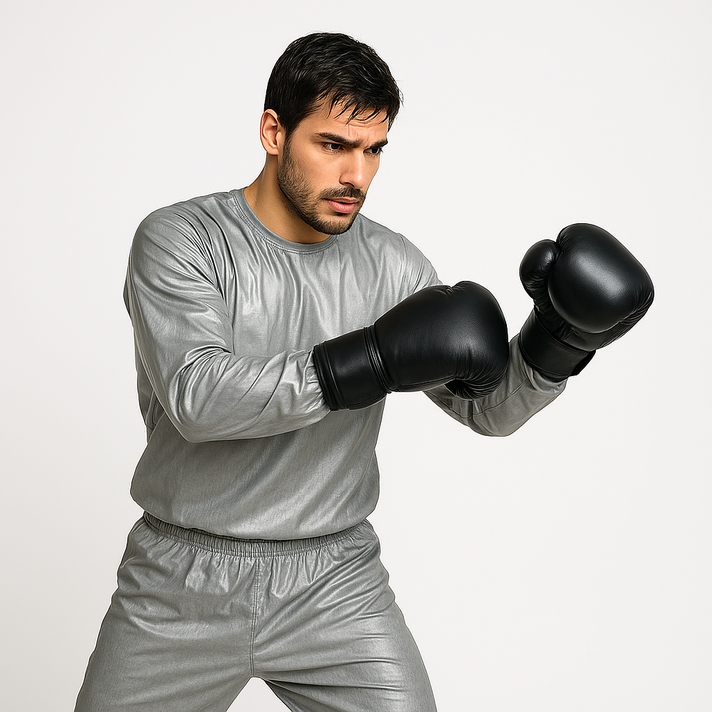 Schwitzanzug, Saunaanzug für Fitness