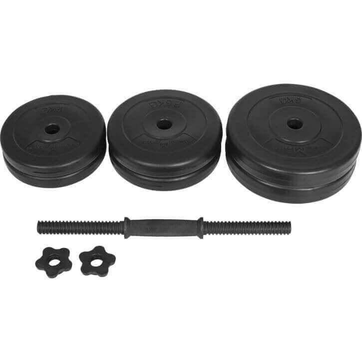 E-Series Kurzhantelset 25 mm Kunststoff 20 kg