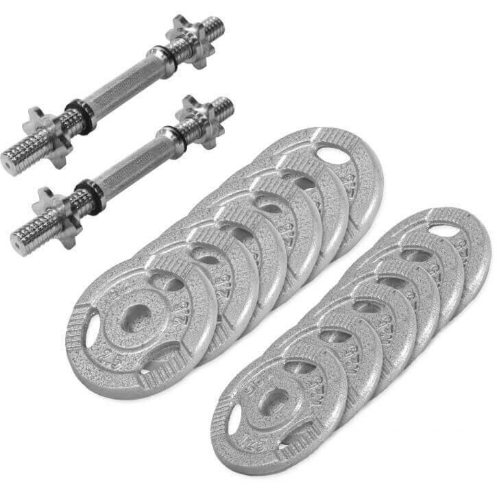 Kurzhantelset Sternverschluss Gusseisen Gripper 27,5 kg