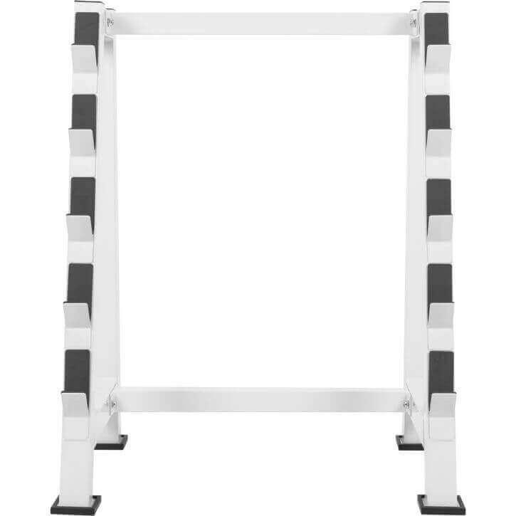 Langhantelablage Weiss/Schwarz