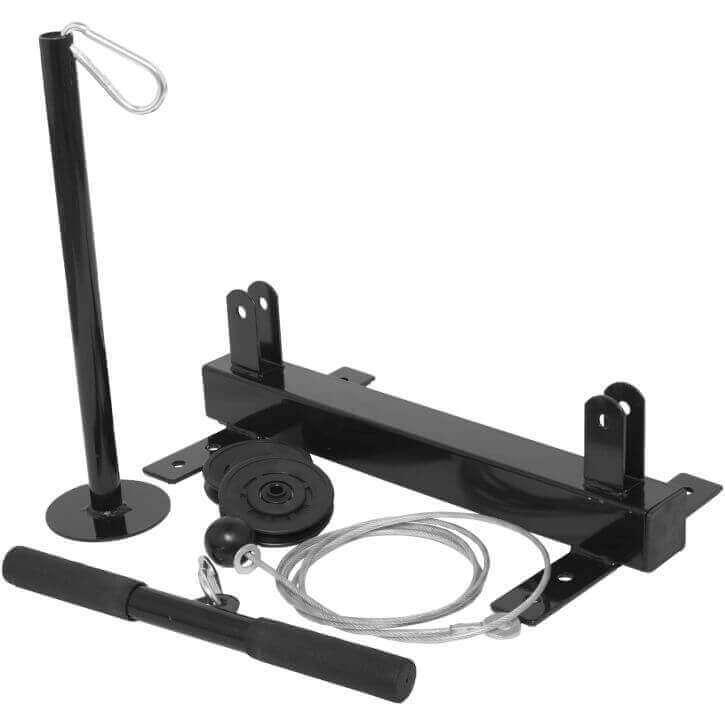 Latzugturm Kabelzug Deckenbefestigung Schwarz