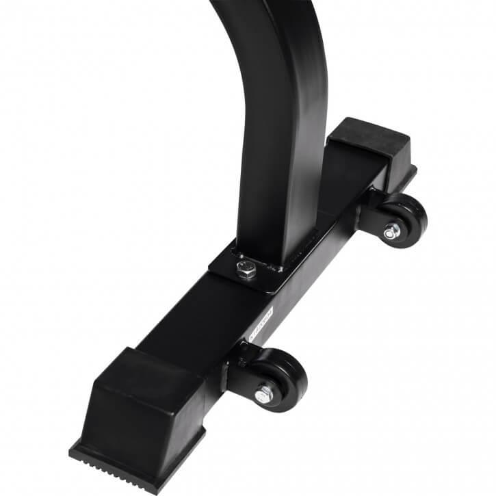 Rollbare Flachbank schwarz
