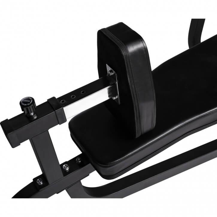 Schrägbank mit Ablage schwarz