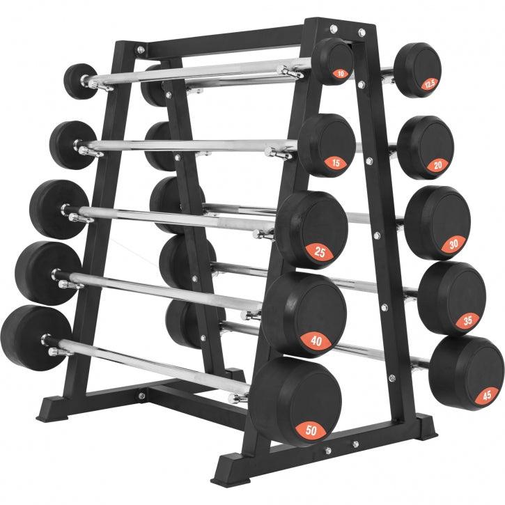 Rubber Barbell Rack