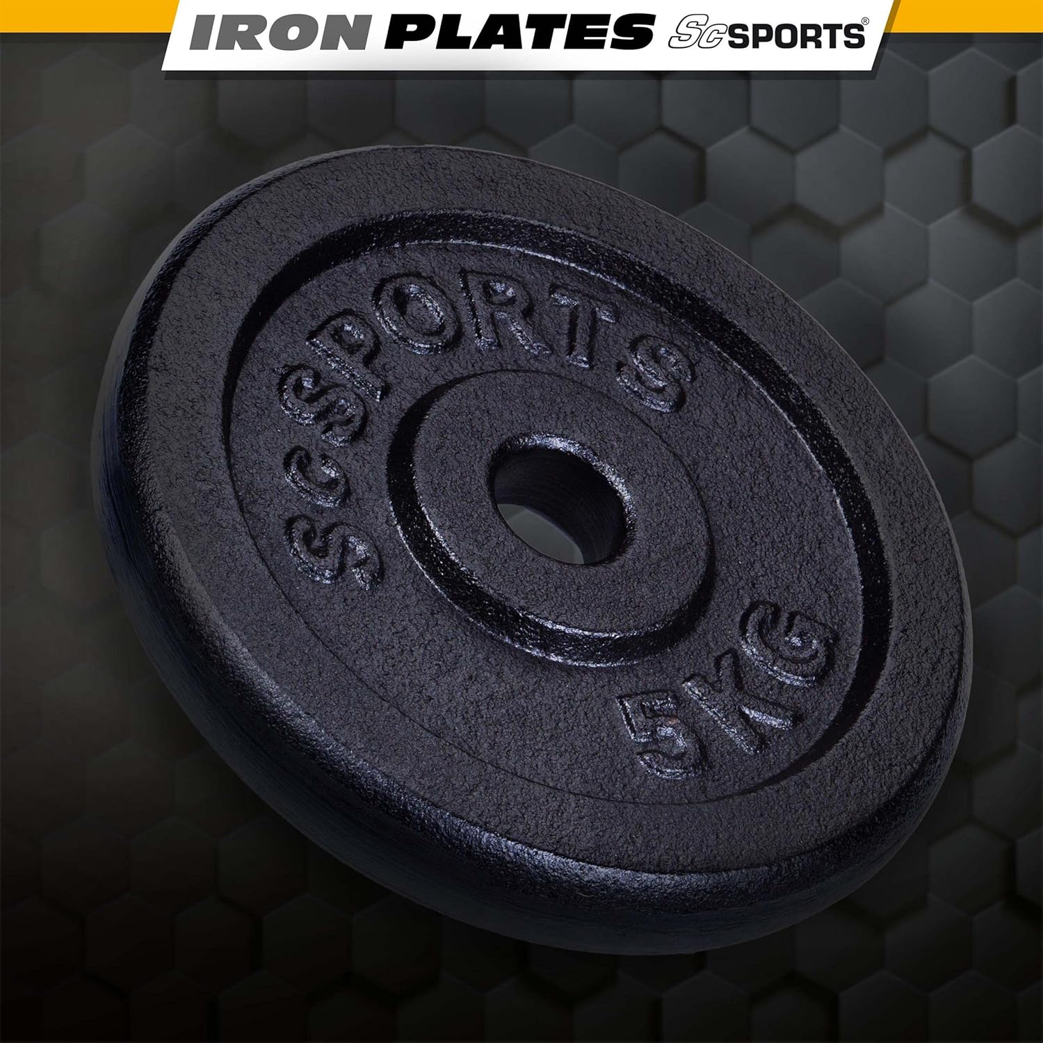 Hantelscheiben Gusseisen 30/31 mm 10 - 40 kg