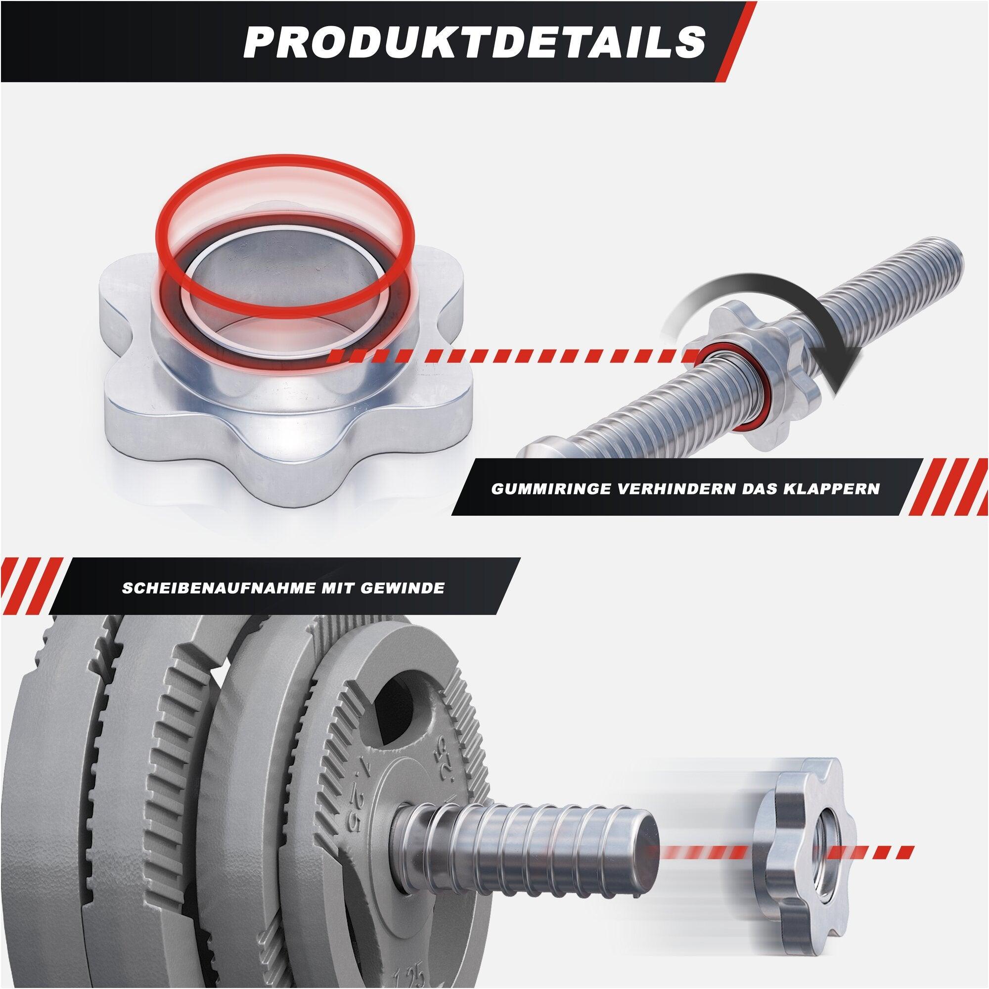 SZ-Curlset Gusseisen Gripper 35 kg