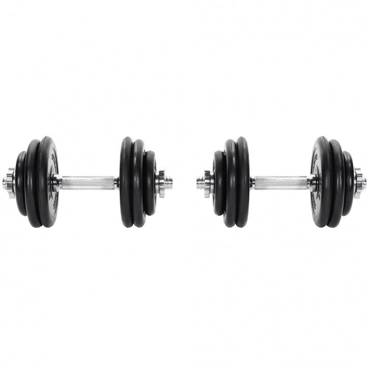 Kurzhantelset Gummi 30 kg