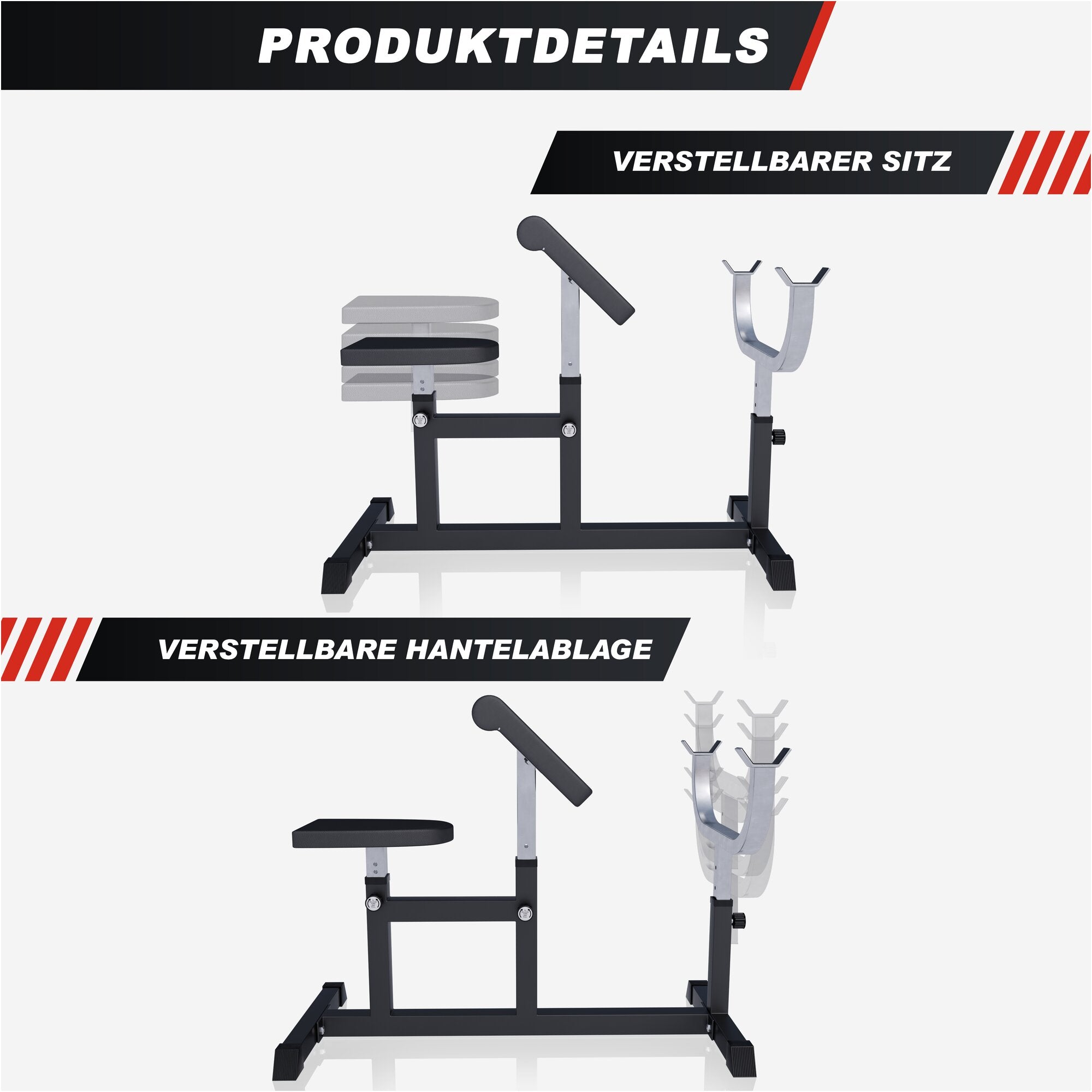 Curlbank Weiß/Schwarz