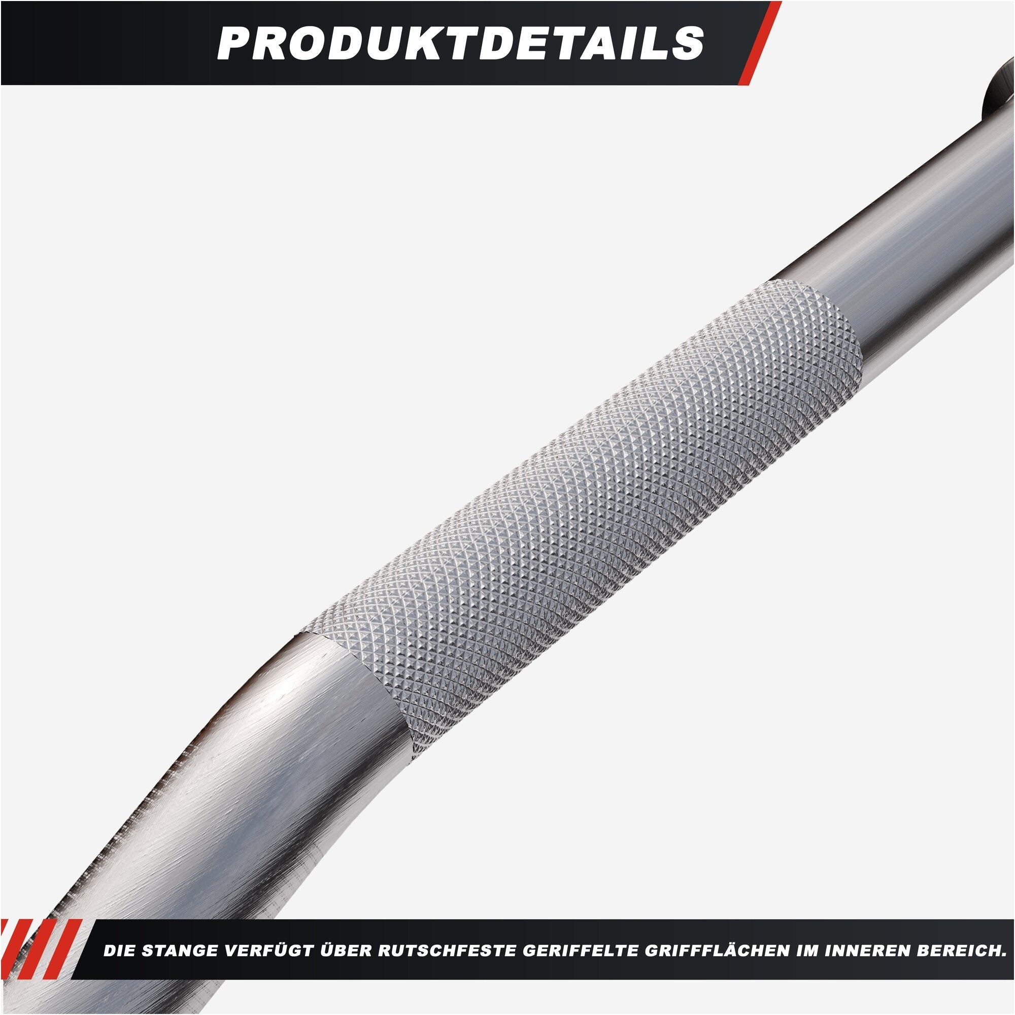 Latzugstange mit Hufgriff gebogen