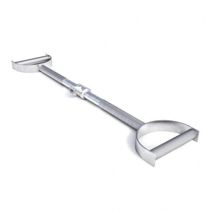 Latzug Stange gerade Hufgriff inkl. Drehgelenk Chrom