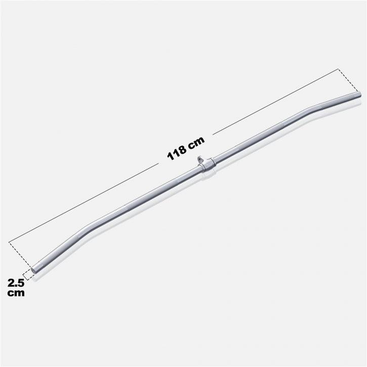 Latzugstange aus Chrom mit Drehgelenk