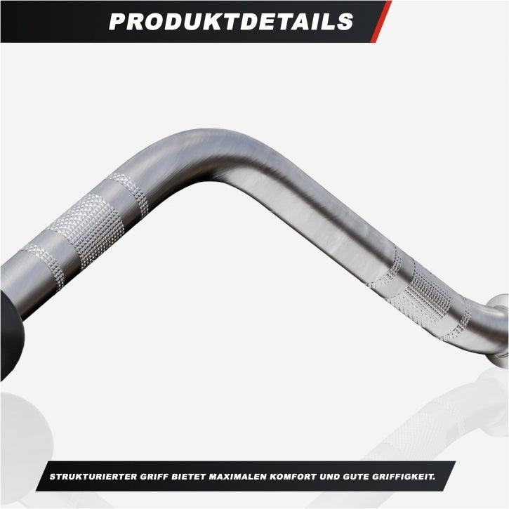 SZ-Curl-Griff inklusive Curl-Drehgelenk aus Chrom