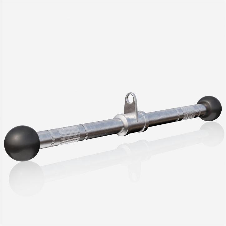 Trizeps-/Bizeps Stange aus Chrom mit Gummi-Ballen