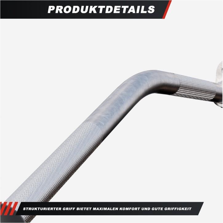 Latzugstange mit Gummi-Ballen inkl. Drehgelenk Chrom