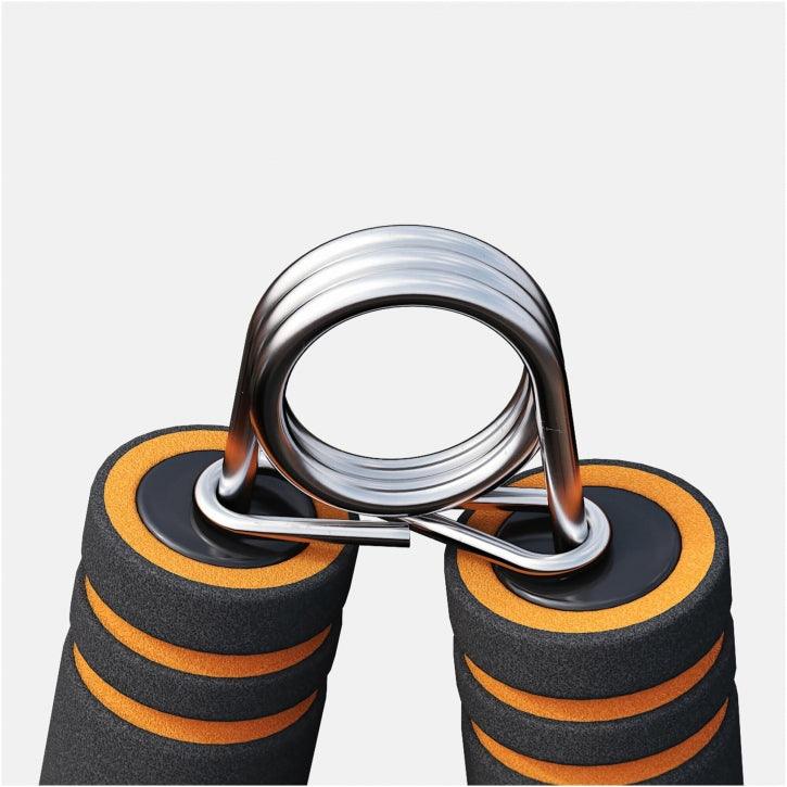 Fingerhantel Schwarz/Orange mit Schaumstoff