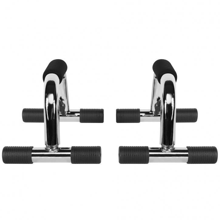 Liegestützgriffe verchromt