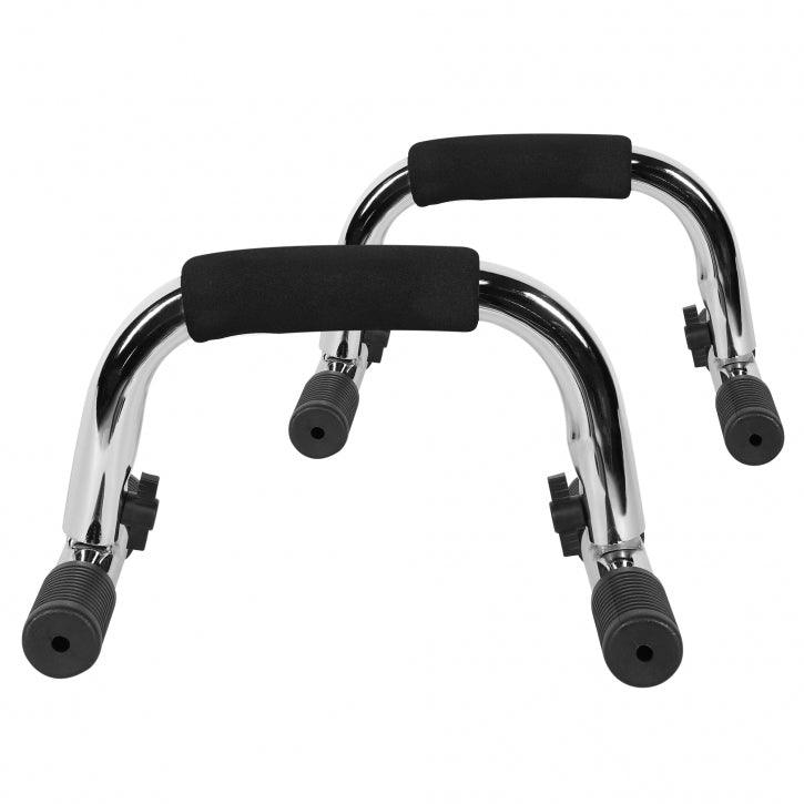 Liegestützgriffe verchromt