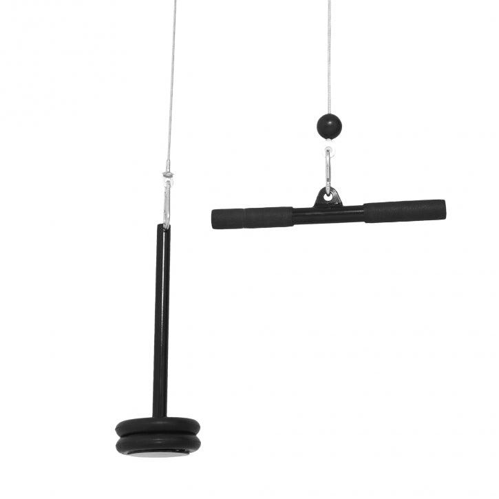 Latzugturm Kabelzug Deckenbefestigung Schwarz