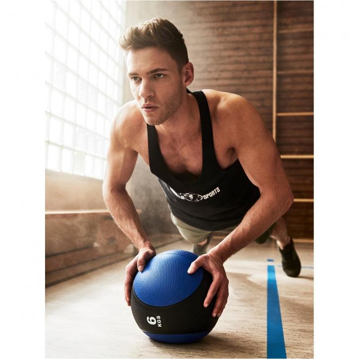 Medizinball aus Gummi 1 - 10 kg